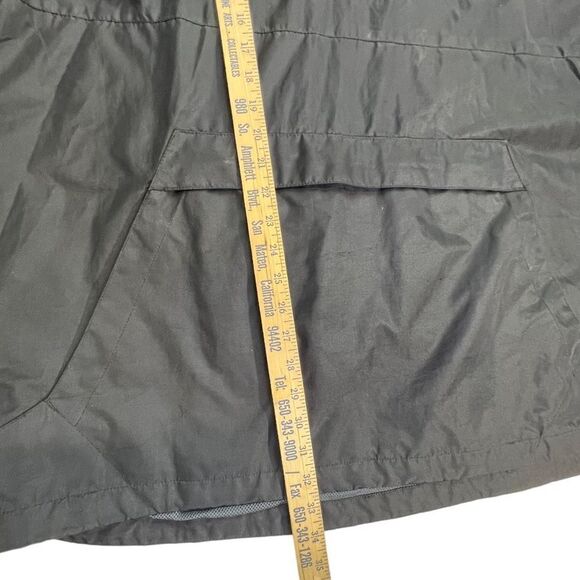 Sport-Tek Mens Half Zip Hooded Long Sleeve Windbreaker Jacket Gray 3XL Stadium - Picture 6 of 10